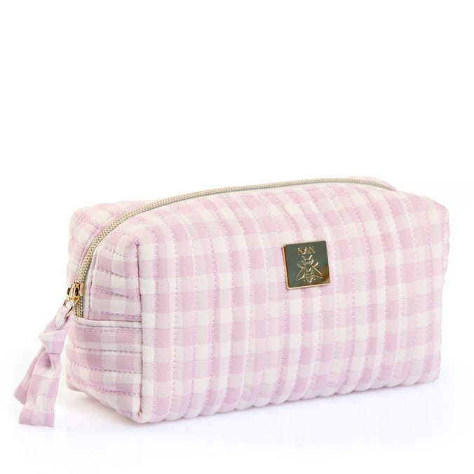 Gingham Cosmetic Bag