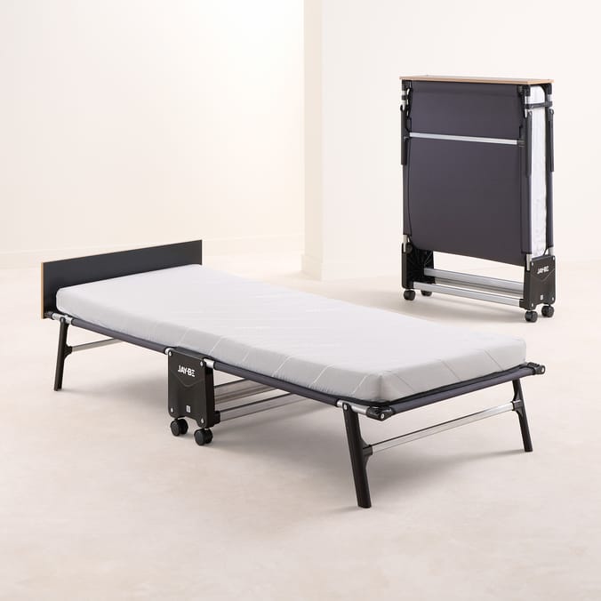 Jay-Be RE80 Rollaway Folding Bed with e-Fibre Mattress - Single