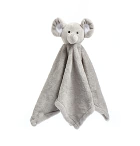 Moon & Stars Baby Animal Comforter - Grey