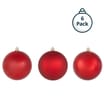 Festive Feeling 10cm Christmas Bauble 6 Pack