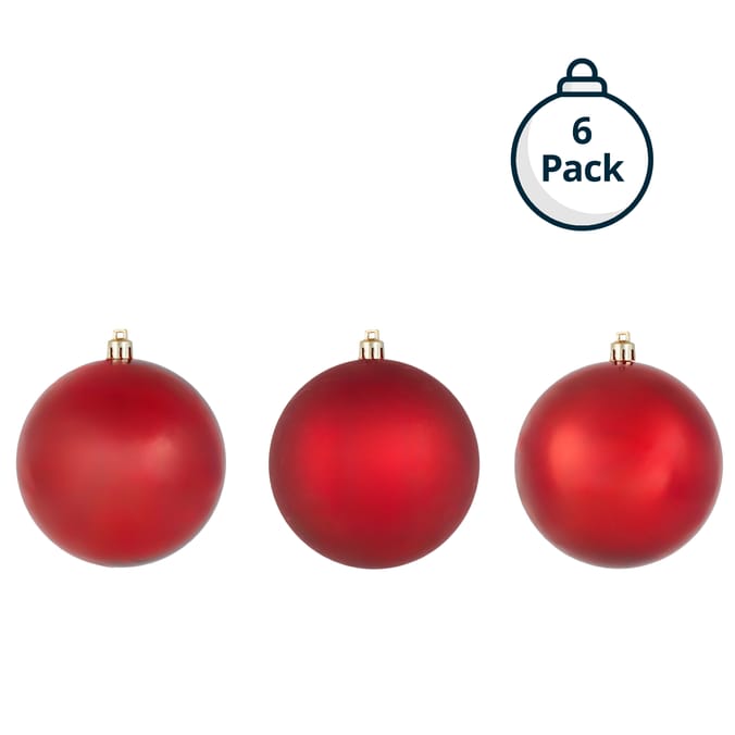 Festive Feeling 10cm Christmas Bauble 6 Pack