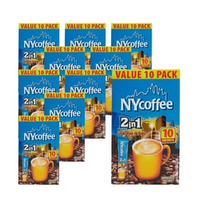 NYCoffee 2 in 1 - White Coffee 10 Sachets 100g x10