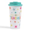 Thank You Teacher Take Out Mug - Blue