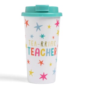 Thank You Teacher Take Out Mug - Blue
