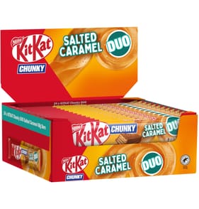 KitKat Chunky Duo Salted Caramel Chocolate Bar 68g x24