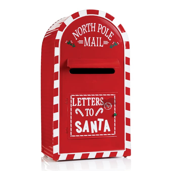 Winter Charm Metal Mail Box