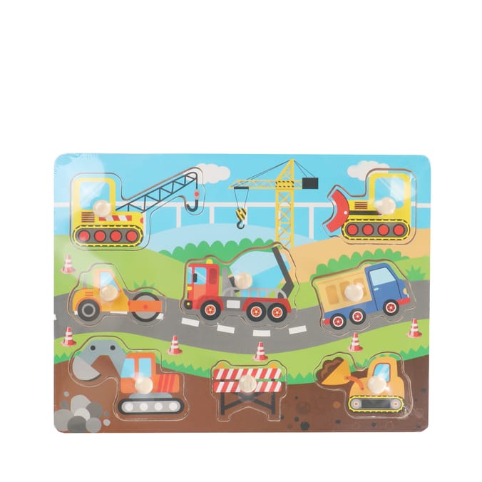 Wooden Puzzles - Construction Site