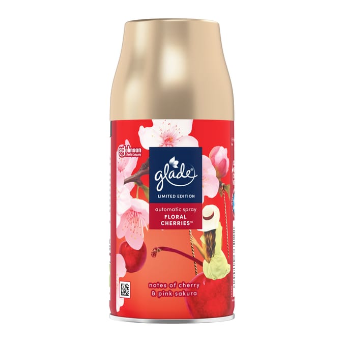 Glade Automatic Spray Air Freshener Refill Floral Cherries 269ml