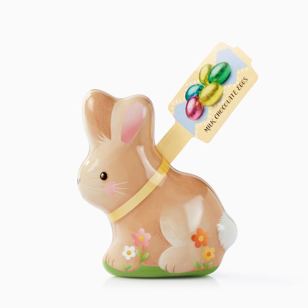 Easter Bunny Tin With Milk Chocolate Eggs 49g | Home Bargains