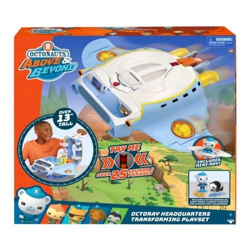 Octonauts Above & Beyond Octoray Headquarters Transforming Playset ...