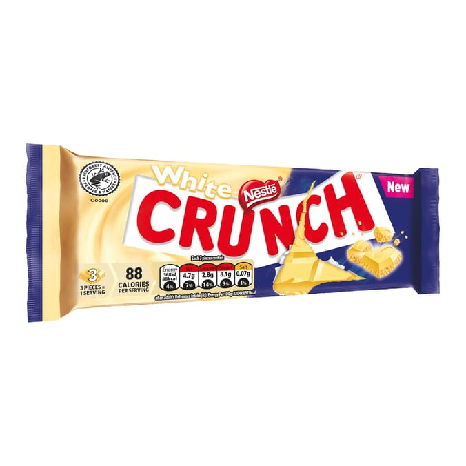 Crunch White Chocolate Sharing Bar 100g