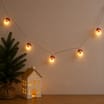 Prestige Battery Operated 10 LED String Lights - Santa