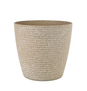 Jardin Thread Plastic Planter 23cm - Natural