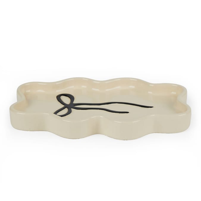 Bath Bow Bathroom Soap Dispenser, Tumbler & Tray