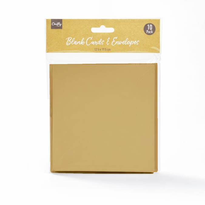 Crafty Things Blank Cards & Envelopes 10 Pack