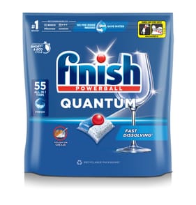 Finish Quantum All In One Dishwasher Tablets Fresh 55 Tabs