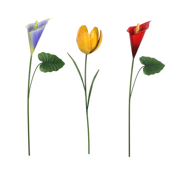 Jardin Decorative Metal Flower Stake