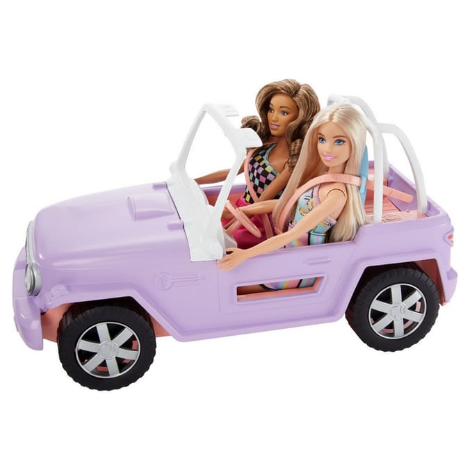 Barbie car with boat online