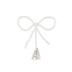 Winter's Tale Pearl Bow Christmas Tree Topper