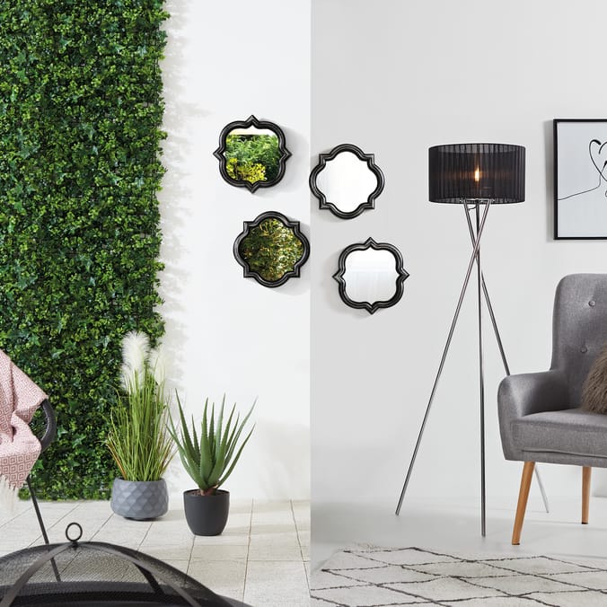 The Outdoor Living Collection Set Of 4 Mini Decorative Mirrors