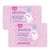 Spa Sensitive Fragrance Free Facial Wipes 25s x2