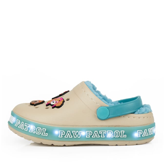 Paw Patrol Light Up Fleece Lined Clogs