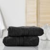 Home Collections Black 2 Luxury Hand Towels