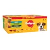 Pedigree Adult Wet Dog Food Mega Pack Pouch 80 x 100g - Mixed Selection Gravy