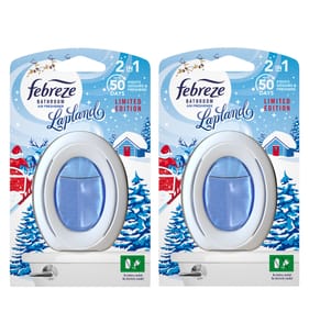  Febreze Lapland Bathroom Air Freshener x2