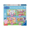 Ravensburger 4 In A Box Jigsaw Puzzles - Peppa Pig
