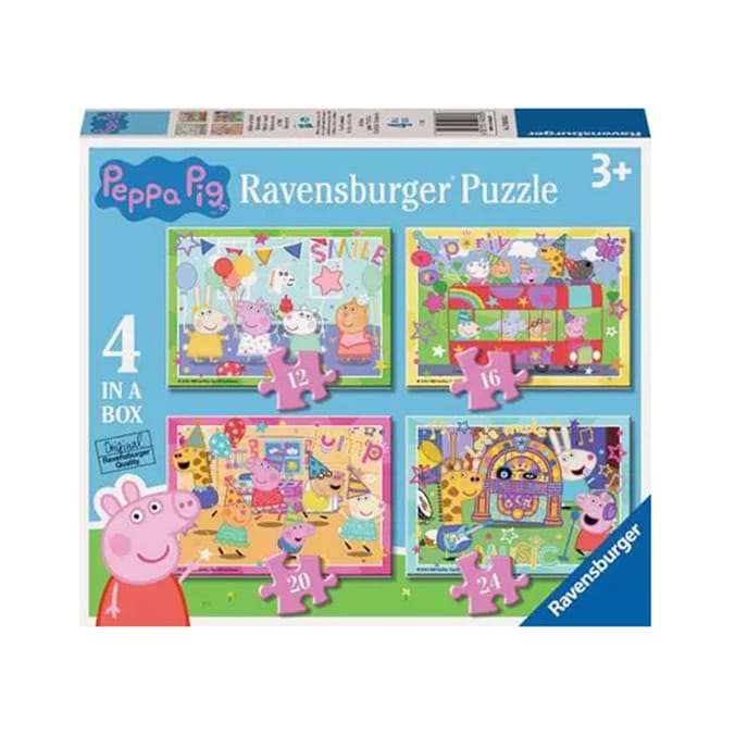 Ravensburger 4 In A Box Jigsaw Puzzles - Peppa Pig