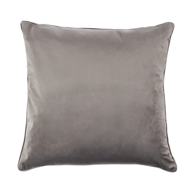 Home Collections Grey Velvet Cushion 55cm