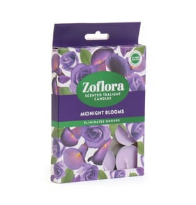 Zoflora Scented Tealight Candles 12 Pack - Midnight Bloom