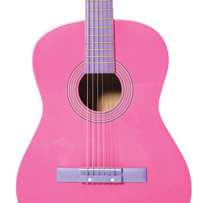 Classic 36" Junior Pink Guitar