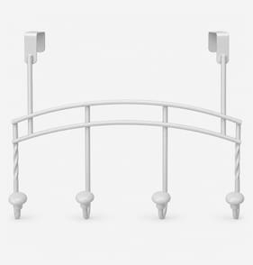 Home Solutions Over-Door Coat Hanger - White