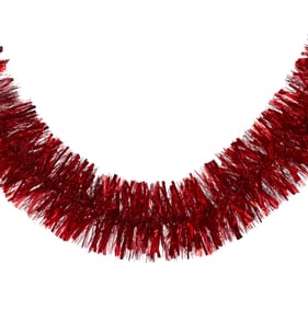 Festive Feeling Luxury Tinsel 2m - Red