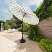 The Outdoor Living Collection 2.7M Ribbed Garden Parasols