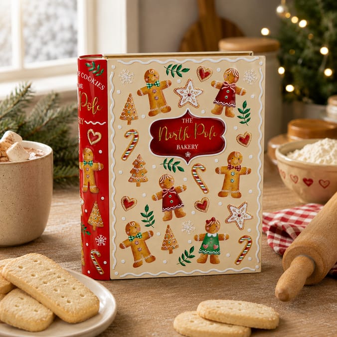 Christmas Book Biscuit Assortment Tin 260g