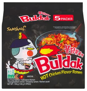 Samyang Buldok Hot Chicken Flavor Ramen 140g x 5