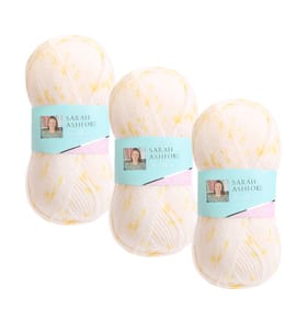 Sarah Ashford Spot Printed Yarn 3 Pack - Yellow