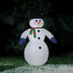Prestige Mains Operated Light Up Self-Inflating Snowman 7ft