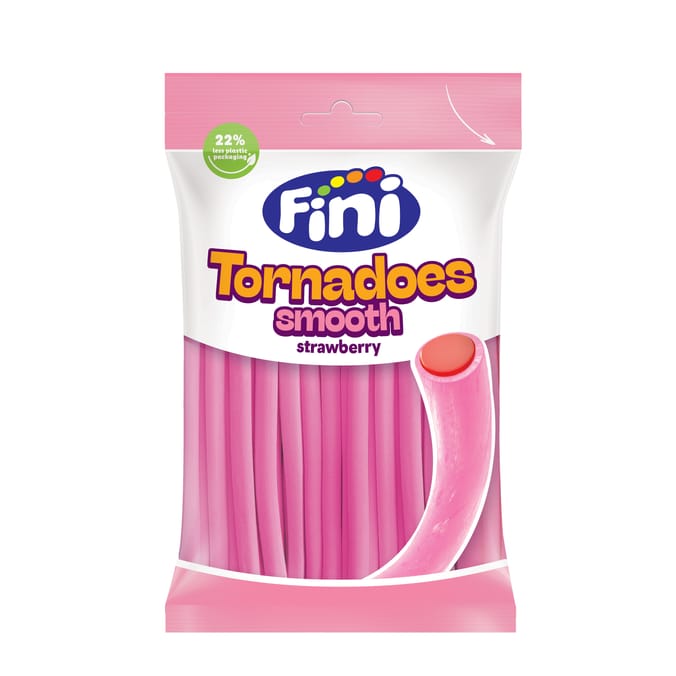 Fini Tornadoes Smooth Strawberry 160g