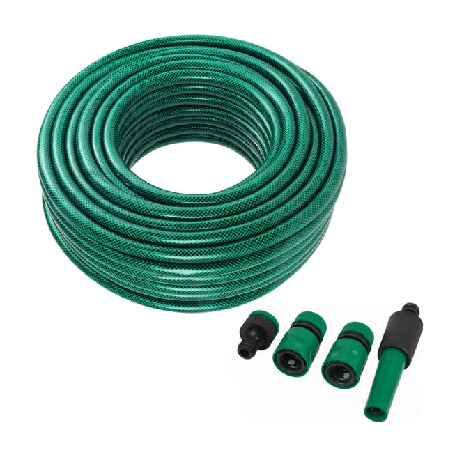 Jardin Hose Pipe & Nozzle Set 30m