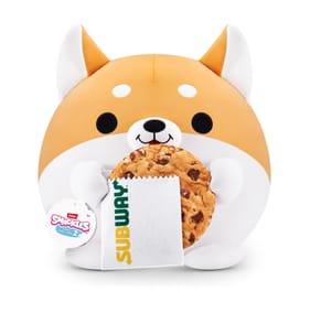 Snackles 8" Soft Plush - Shaun the Corgi with Subway Cookie