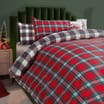Winter Charm Check Reversible Duvet Set