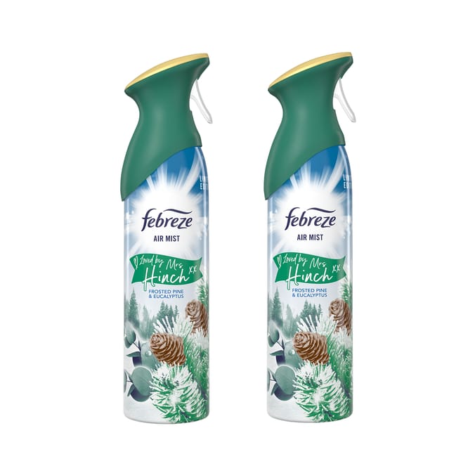 Febreze Air Freshener Spray Frosted Pine & Eucalyptus 300ml x2