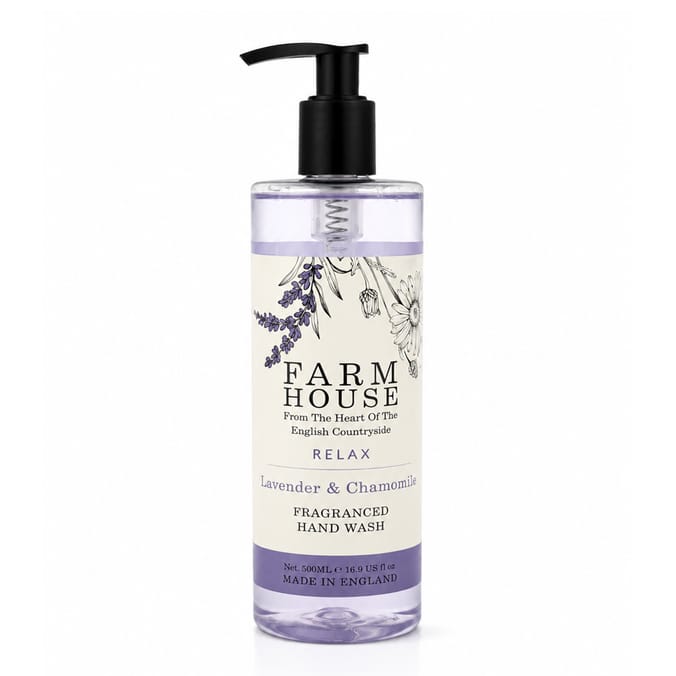  Farm House Relax Fragranced Hand Wash 500ml - Lavender & Chamomile