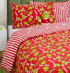 The Grinch Reversible Duvet Set - Double