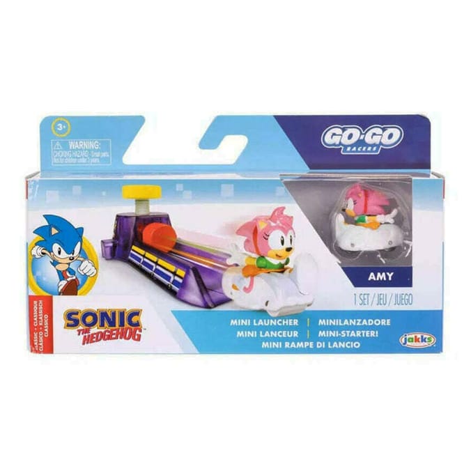 Sonic The Hedgehog Go Go Racers Mini Launcher - Amy