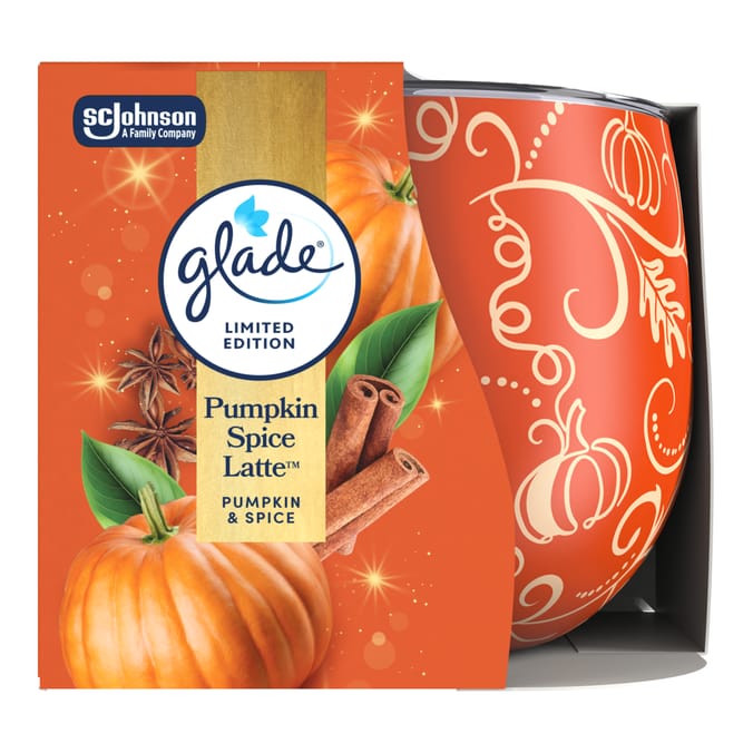 Glade Scented Candle 108g Pumpkin Spice Latte